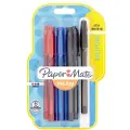 Papermate InkJoy 100ST Ballpoint Pen Medium Point (1.0mm) | Black Blue & Red | 8 Count