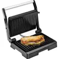 OBH Nordica OBH NordicaSmørbrødgrill Onyx Panini 1000W 6889SølvSmørbrød- & vaffeljernFra Homeroom