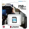 Kingston Sdxc Canvas Go Plus 170r 256gb Minnekort