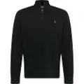 Ralph Lauren for man. 710671929001 Estate-Rib polo shirt black (L), Casual, Cotton, Short sleeve, Long sleeve