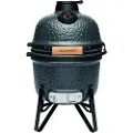 Berghoff 2415703, Barbecue, 33 cm, Svart, Grå, Rund, Bambus, Støpejern, Keramisk, Rustfritt stål, Stein, 4 ben