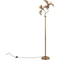 QAZQA Vintage gulvlampe gull 187 cm 2-lys - Botanica