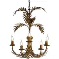 QAZQA Vintage lysekrone gull 5-lys - Botanica