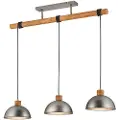 TRIO Industriell pendellampe stål 3-lys - Arti