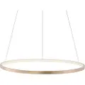 Leuchten direct Moderne ringpendellampe gull 60 cm inkl. LED - Anella