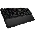 Logitech Gaming G513 - Tastatur - bakgrunnsbelyst - USB - Nordisk - tastsvitsj: GX Brown Tactile - karbon