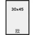 Walther design Trendstyle ramme, 30x45, plast, svart (KP045B)