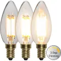 Star Trading Kronepære 3-trinns dimbar E14 LED 4W 2100K 400 lumen