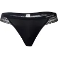 Tommy Hilfiger for woman. UW0UW02473 Exclusive Thong Navy Lace Detail (S), Homewear, Nylon
