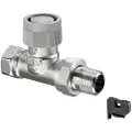 Oventrop AQ DN15, LL. Flow område 10-170l/h. Max differenstryk 1,5bar, max arbejdstryk 10bar.