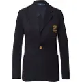 Ralph Lauren for woman. 211795348002 Blazer Active navy (36), Casual, Recycled Polister, Sustainable