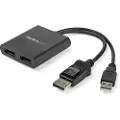 StarTech.com Mst - Displayport Til 2x Displayport Senter