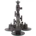 Delkin Fat Gecko Triple Mount - Støttesystem - sugemontering - overflatemonterbar