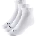 Puma Plain Quarter Korte Sokker 3 Par