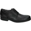 Fluchos for man. 8903_MASA_NEGR Maitre black leather shoes (46), Flat, Laces, Casual