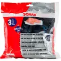 Sonax 04507000, Bil, Tørrklut, Kropp, Blå, Oransje, Hvit, Gloss, Polyamid, Polyester