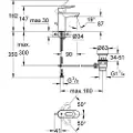 GROHE 23335000, Baderomsvask