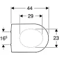 Geberit iCon hvid toiletsæde med Soft Close funktion & Quick-Release beslag