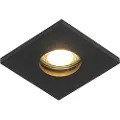 QAZQA Moderne baderomsinnfelt spotlight svart - Doku