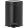Brabantia Pedalspand Brabantia Newlcon 5 ltr. stål mat sort