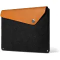 Mujjo Sleeve 12 &quot - Premium Case for MacBook with details of genuine leather