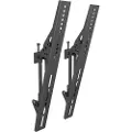 Multibrackets M Pro Series - Monteringssett (tippearm) - aluminium, stål - svart - skinnemontering (en pakke 2)