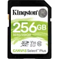 Kingston Canvas Select Plus Sd Class 10 256gb Minnekort