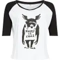 Mc Clothes Banksy´s Graffiti Ape Raglan Kortarmet T-skjorte
