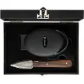 Laguiole Østerskniv Laguiole Wenge Black Stonewash SET SdV