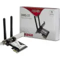 Inter-Tech DMG-31 Wi-Fi 4 PCIe Adapter - 300 Mbps