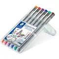 Staedtler Fineliner pigment lin. 0.3mm 6 col.