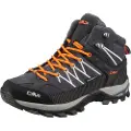 Noname CMP Rigel Mid WP Men's Hiking Boots Black-Orange 3Q1294756UE
