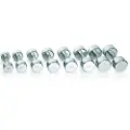 Gymstick 24.226, Fast vekt Dumbbell, Kromfarget, Stål, Kromfarget, 4 kg, 1 stykker