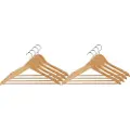 Wenko kleshengere Eco45 x 23,5 cm naturlig tre 8 stk