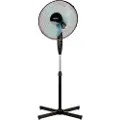 MPM MWP-17, Bladløs husholdningsvifte, Hvit, Gulv, 36,5 cm, 90°, Knapper