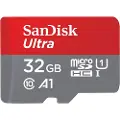 SanDisk Ultra - Flashminnekort (microSDHC til SD-adapter inkludert) - 32 GB - A1 / UHS-I U1 / Class10 - microSDHC UHS-I