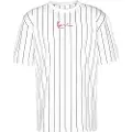 Karl kani Small Signature Pinstripe Kortarmet T-skjorte