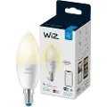Wiz - LED-lyspære - form: C37 - mattslipt finish - E14 - 4.9 W (ekvivalent 40 W) - klasse F - dempet hvitt lys - 2700 K