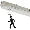 Shada TL-armatur inkl. LED 1800 lm og bevegelsessensor IP65 - Base