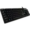 Logitech G512 Carbon GX Red - ND - Gamingtastatur - Nordisk - Svart