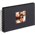 Walther design Fun Black Spiral 23x17 40 Black Pages SA109B