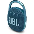 JBL Clip 4 - Høyttaler - for bærbar bruk - trådløs - Bluetooth - blå