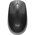 Logitech M190 Full-size Wireless Optical PC Mouse - Charcoal - Mus - Optisk - 3 knapper - Svart