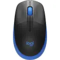 Logitech M190 - Mus - optisk - 3 knapper - trådløs - USB trådløs mottaker - blå