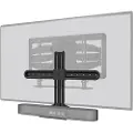 Sanus WSSBM1-B2 - Monteringssett (hyllebrakett, skiver, spindel, vertikal montering, 2 forlengelsesarmer) - for soundbar - metall - under TV - for Sonos Beam