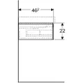 Geberit xeno² underskab 88 greige/lakeret mat
