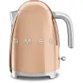 Smeg 50''s Style Vannkoker KLF03RGEU (roségull), 1,7 l, 2400 W, Rosegull, Plast, Rustfritt stål, Vannivåindikator, Overopphetingsbeskyttelse
