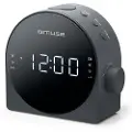 Muse M-185 CR, Klokke, Digitalt, FM, MW, LED, 2,29 cm (0.9), Hvit