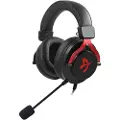 AROZZI Aria - Headset - fuld størrelse - kablet - 3,5 mm jack - Rød/Sort