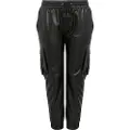 Urban Classics Faux Leather Cargobukser